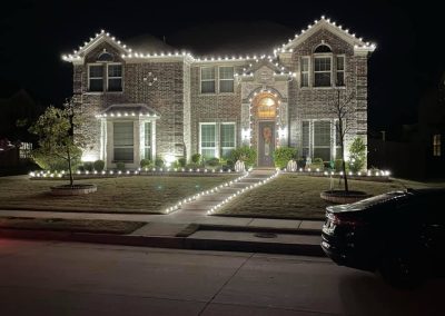 Custom Holiday Light Installation in Frisco, TX