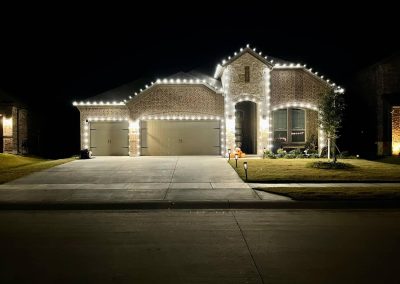 Christmas Light Installation in Aubrey, TX