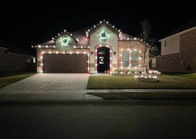 Holiday Lighting for Home Near Aubrey, TX