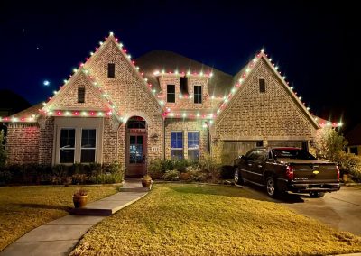 Holiday Light Installation in Prosper, TX