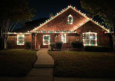 Christmas Light Installation for Allen, TX Home