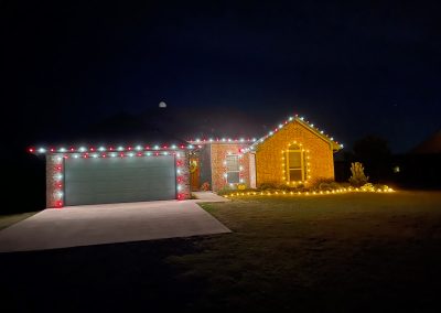 Holiday Light Installation in Ponder, TX