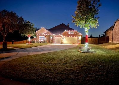 Christmas Light Installation in Oak Point, TX