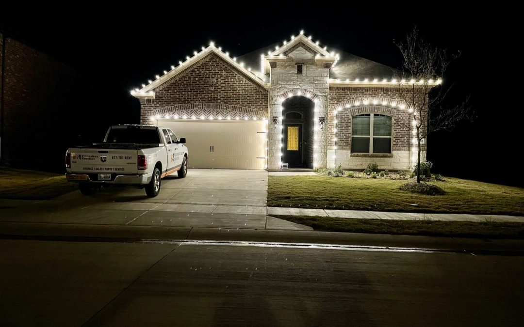 Seasonal Christmas Lighting Near Krugerville, TX