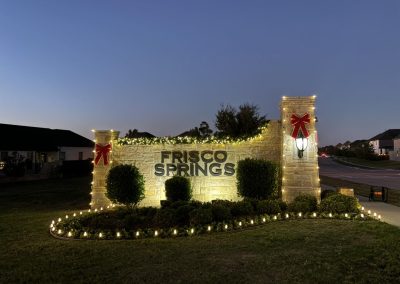Frisco Springs Neighborhood Lights