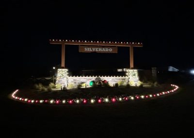 Silverado Neighborhood Lights in Aubrey, TX